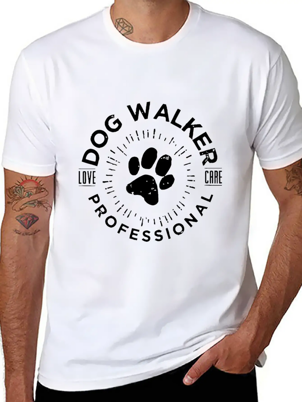 Professional Dog Walkerlove Dog Walkcute Dog Walkd Timeless Short Sleeve Tee – Comfy And Minimalist Design