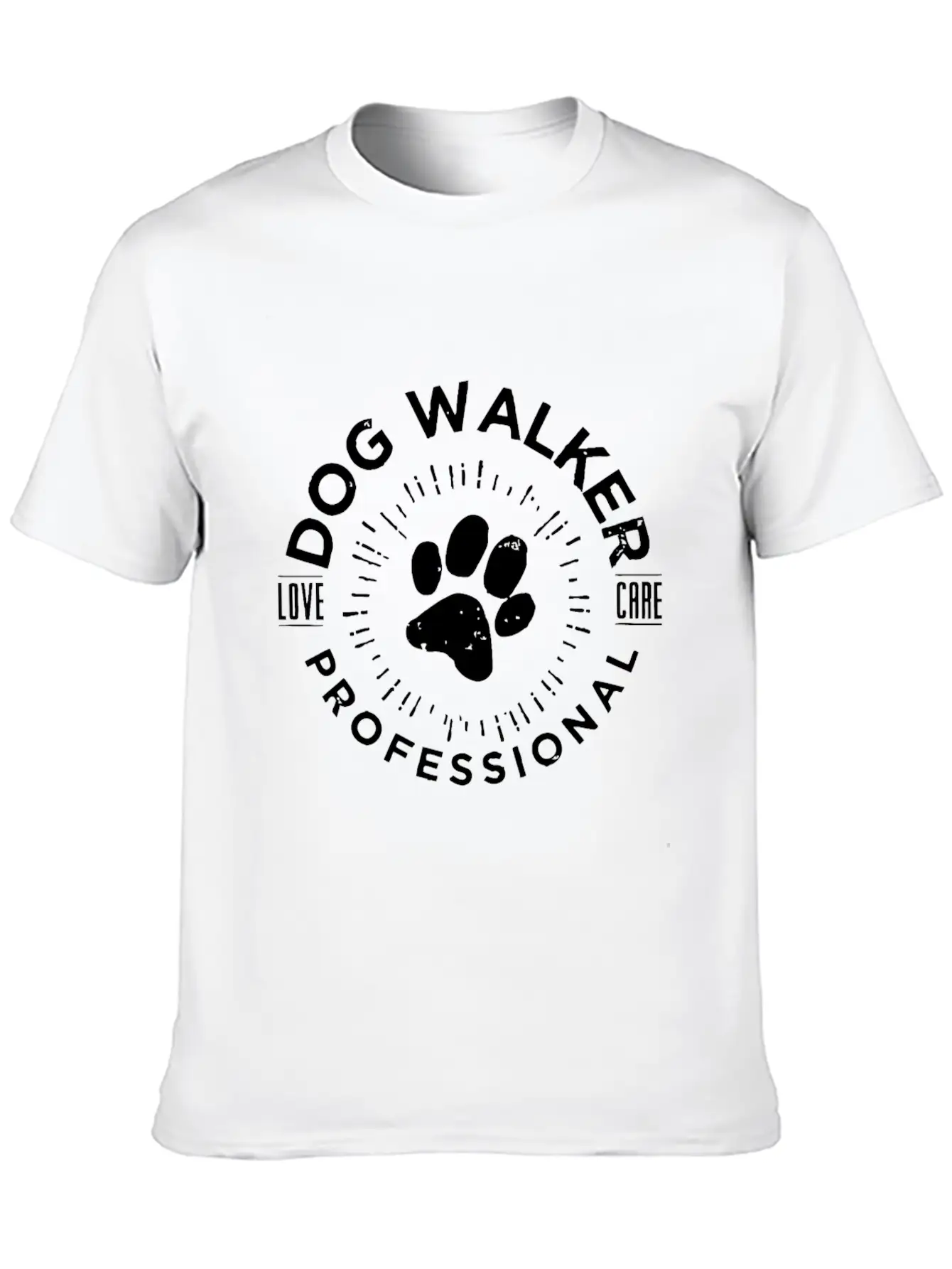 Professional Dog Walkerlove Dog Walkcute Dog Walkd Timeless Short Sleeve Tee – Comfy And Minimalist Design