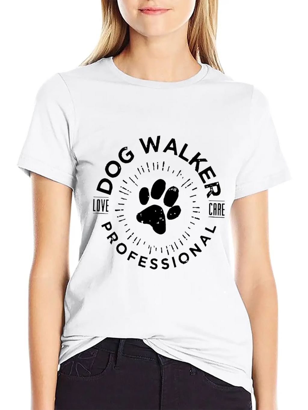 Professional Dog Walkerlove Dog Walkcute Dog Walkd Timeless Short Sleeve Tee – Comfy And Minimalist Design