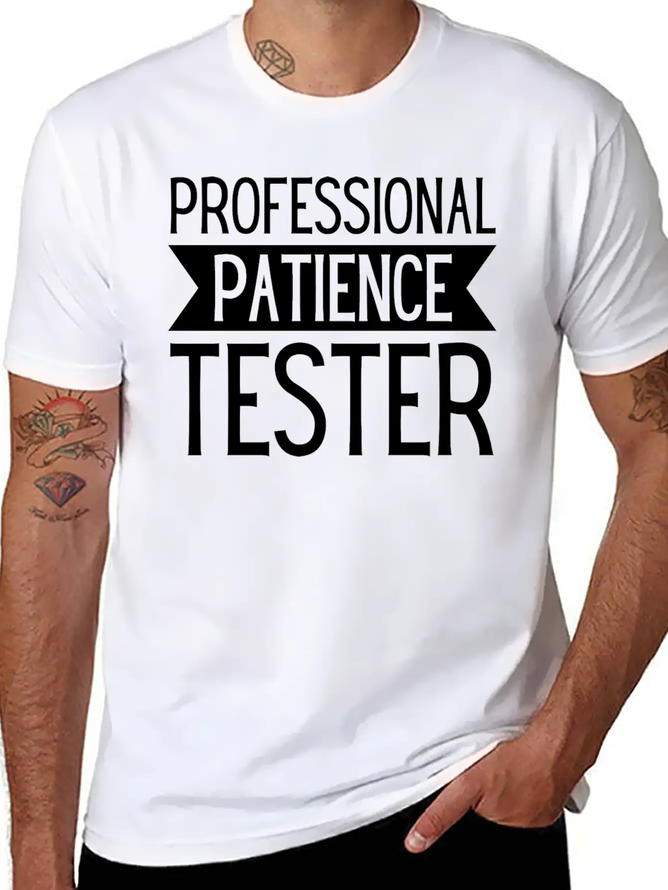 Professional Patience Tester Funny Sayings Kids Classic Cotton Tee – Unisex Comfort For Any Season