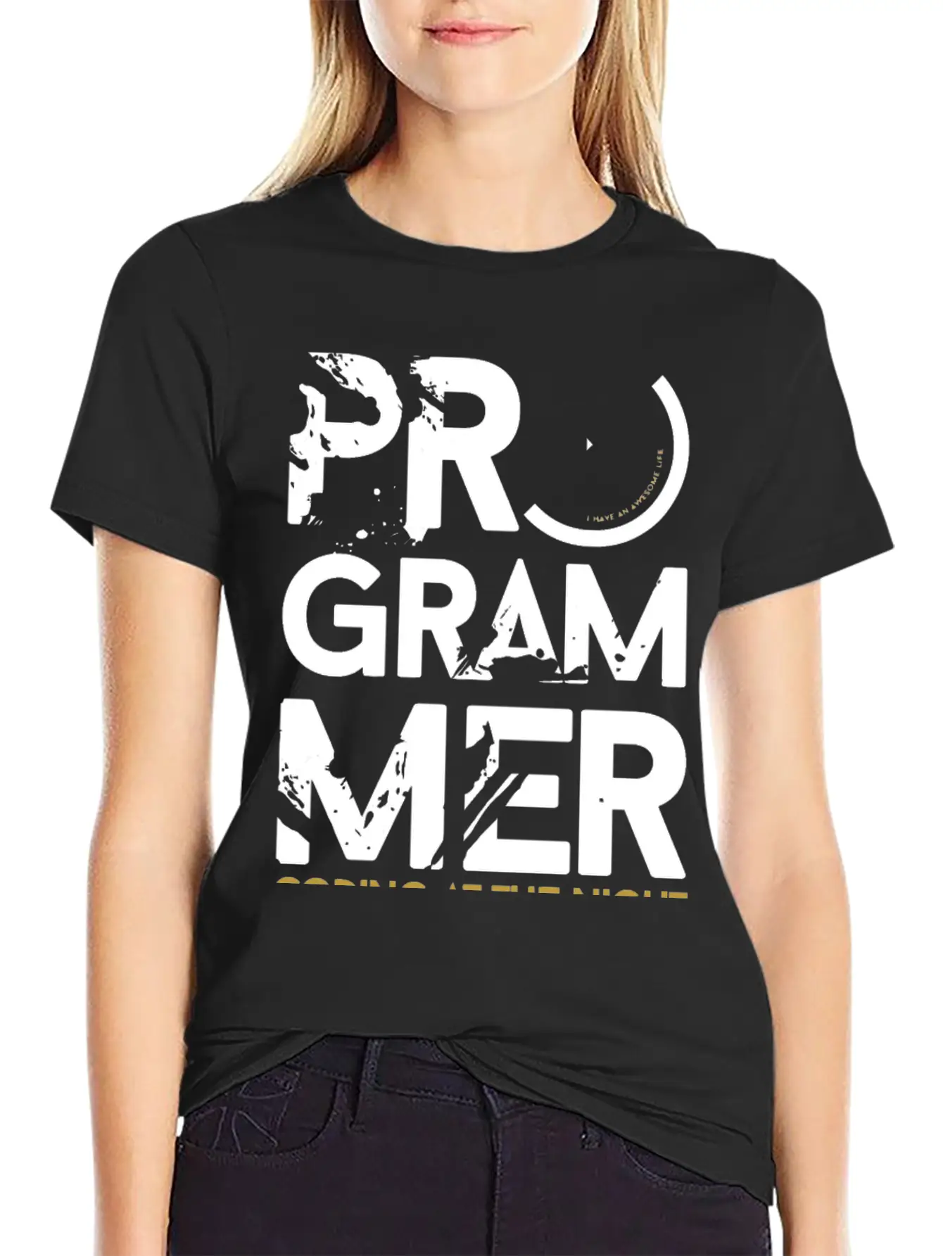 Programmer Coding At The Night Breathable Graphic T-Shirt – Perfect For Casual Days