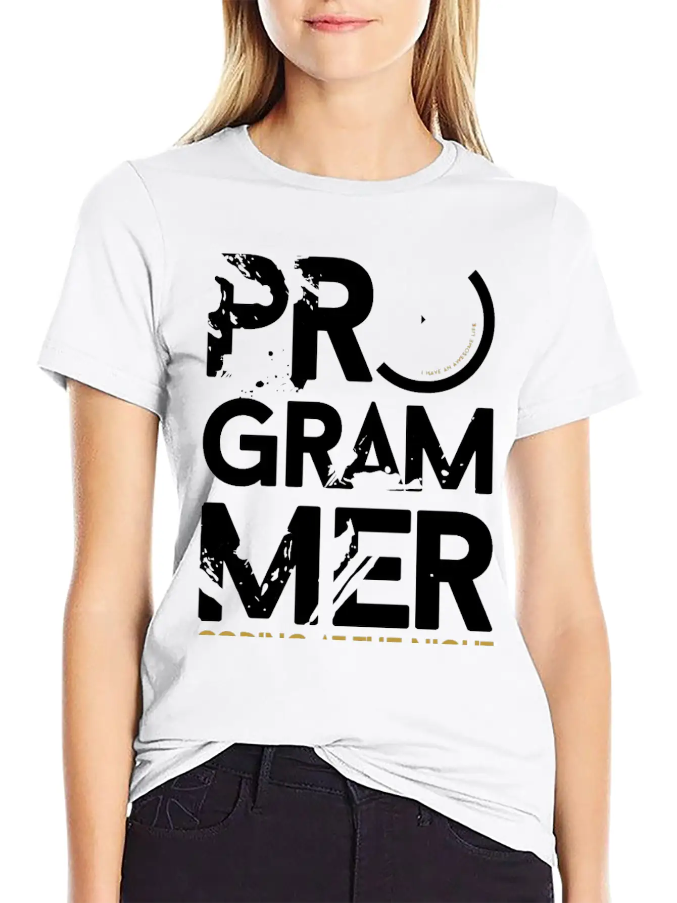 Programmer Coding At The Night Breathable Graphic T-Shirt – Perfect For Casual Days