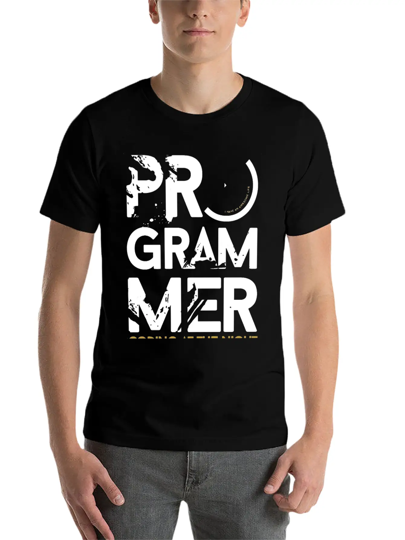 Programmer Coding At The Night Breathable Graphic T-Shirt – Perfect For Casual Days