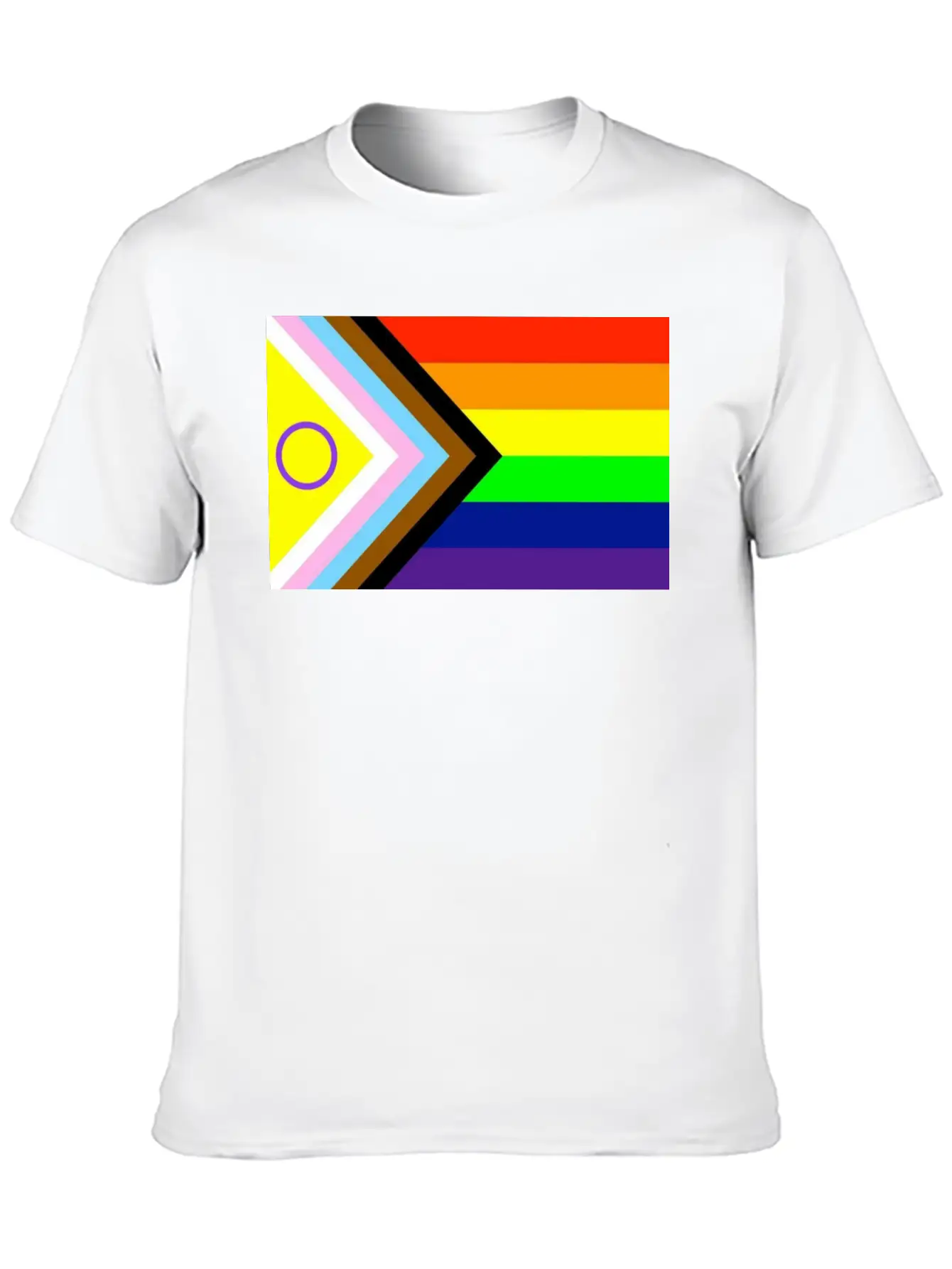 Progressive Pride Flag New Unisex Casual T-Shirt – Clean Design For Daily Comfort