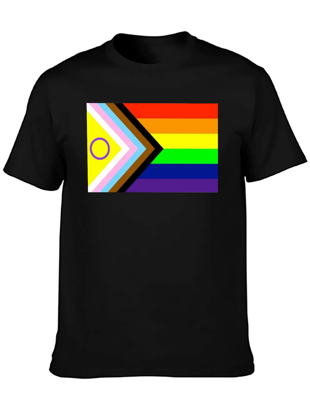 Progressive Pride Flag New Unisex Casual T-Shirt – Clean Design For Daily Comfort