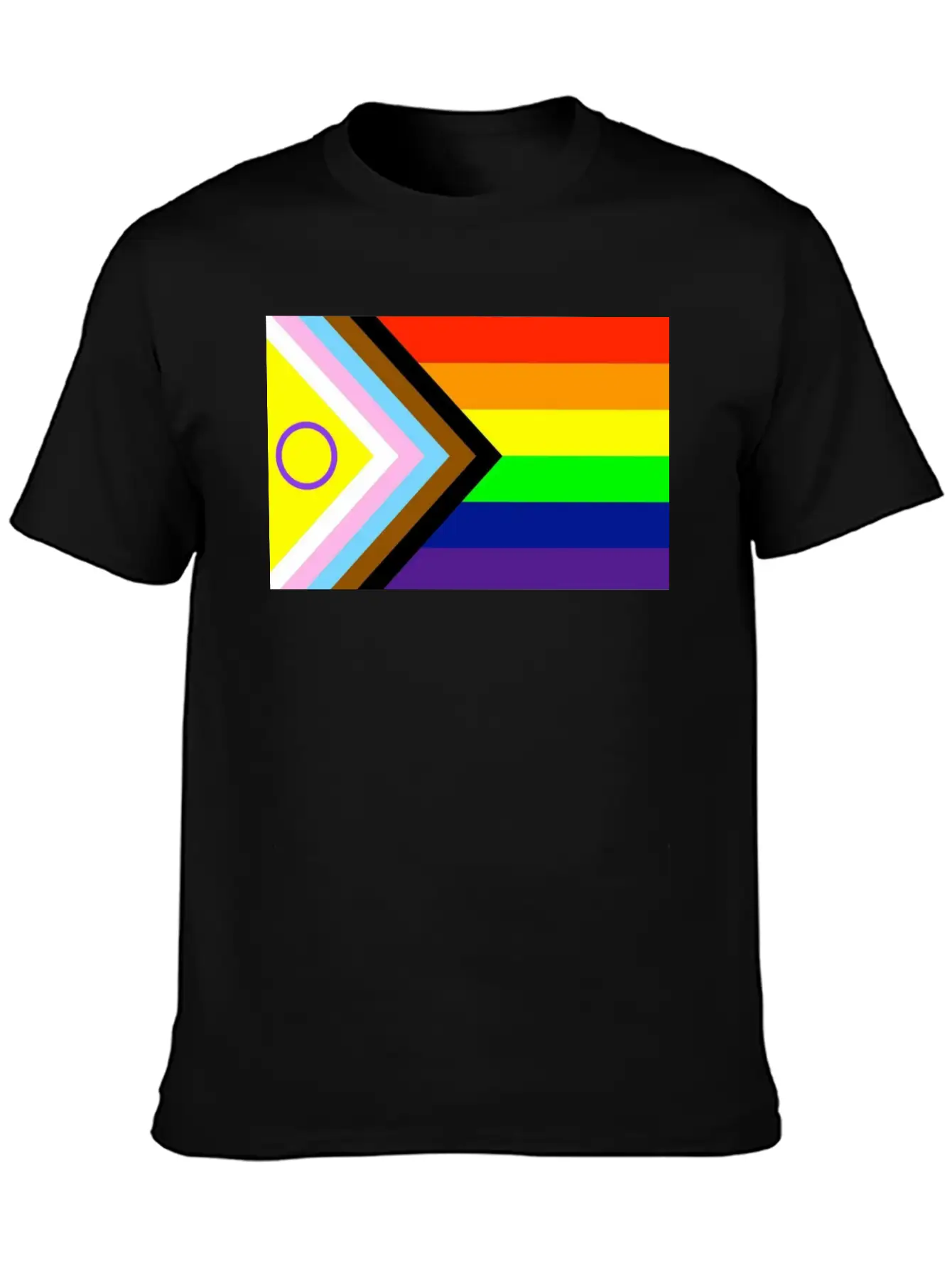 Progressive Pride Flag New Unisex Casual T-Shirt – Clean Design For Daily Comfort