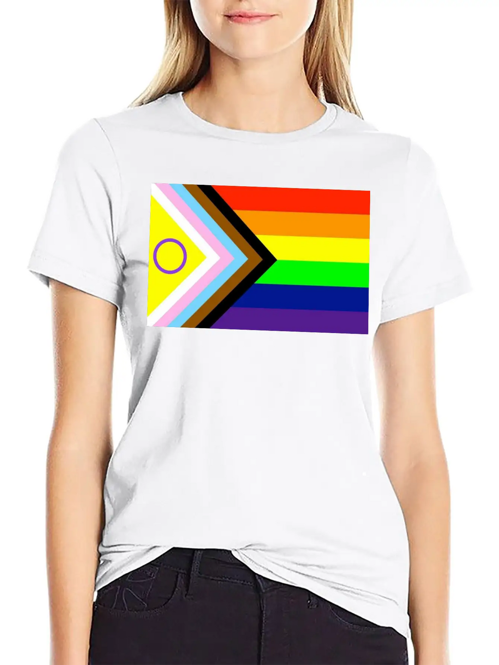 Progressive Pride Flag New Unisex Casual T-Shirt – Clean Design For Daily Comfort