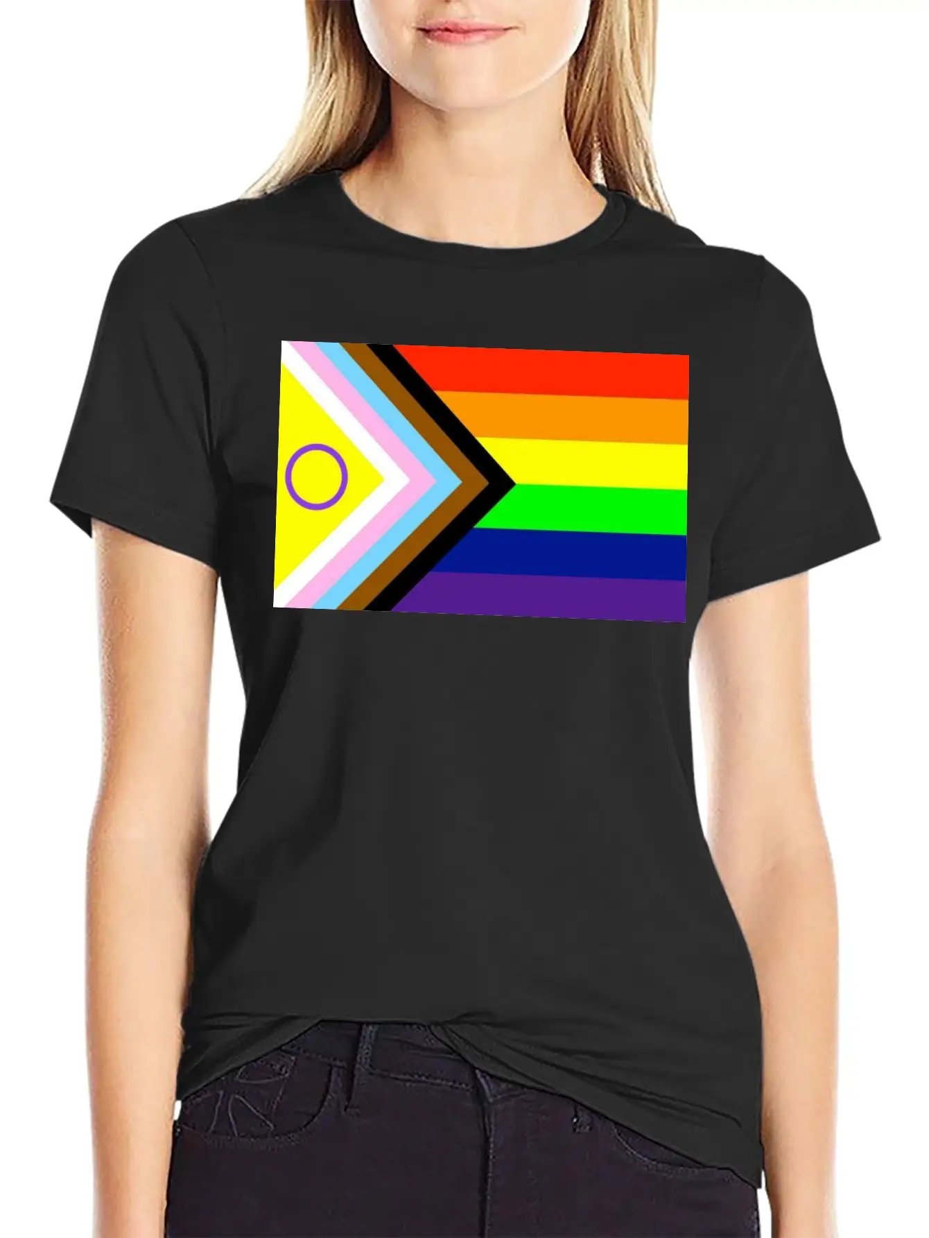 Progressive Pride Flag New Unisex Casual T-Shirt – Clean Design For Daily Comfort