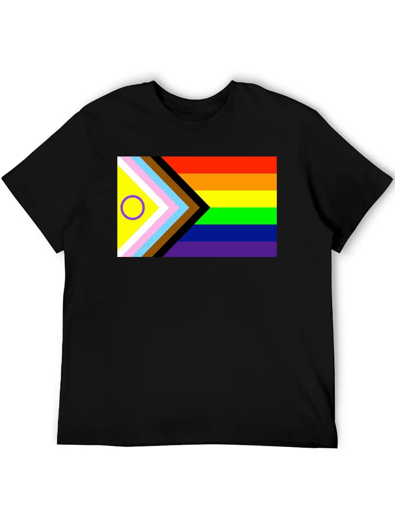 Progressive Pride Flag New Unisex Casual T-Shirt – Clean Design For Daily Comfort