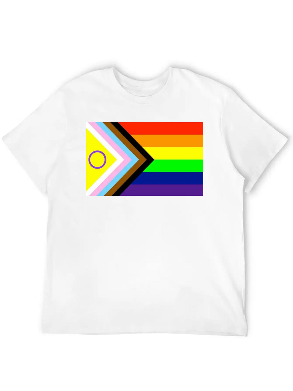 Progressive Pride Flag New Unisex Casual T-Shirt – Clean Design For Daily Comfort