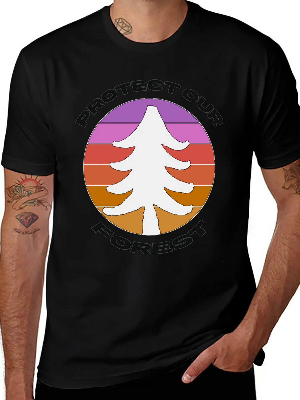 Protect Our Forest Relaxed Everyday Tee – Lightweight And Durable Cotton