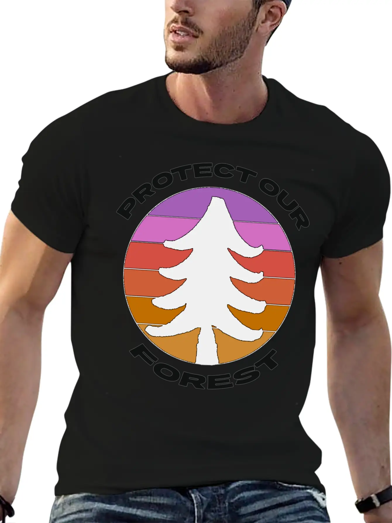 Protect Our Forest Relaxed Everyday Tee – Lightweight And Durable Cotton