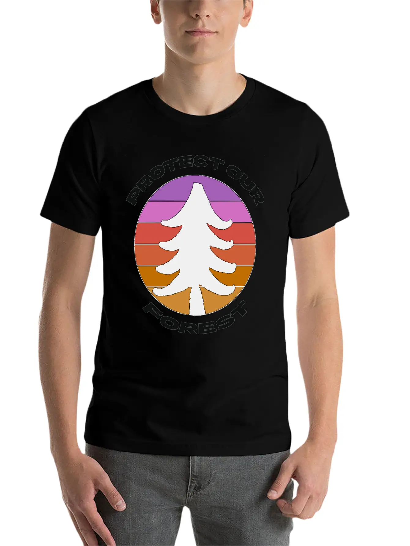 Protect Our Forest Relaxed Everyday Tee – Lightweight And Durable Cotton