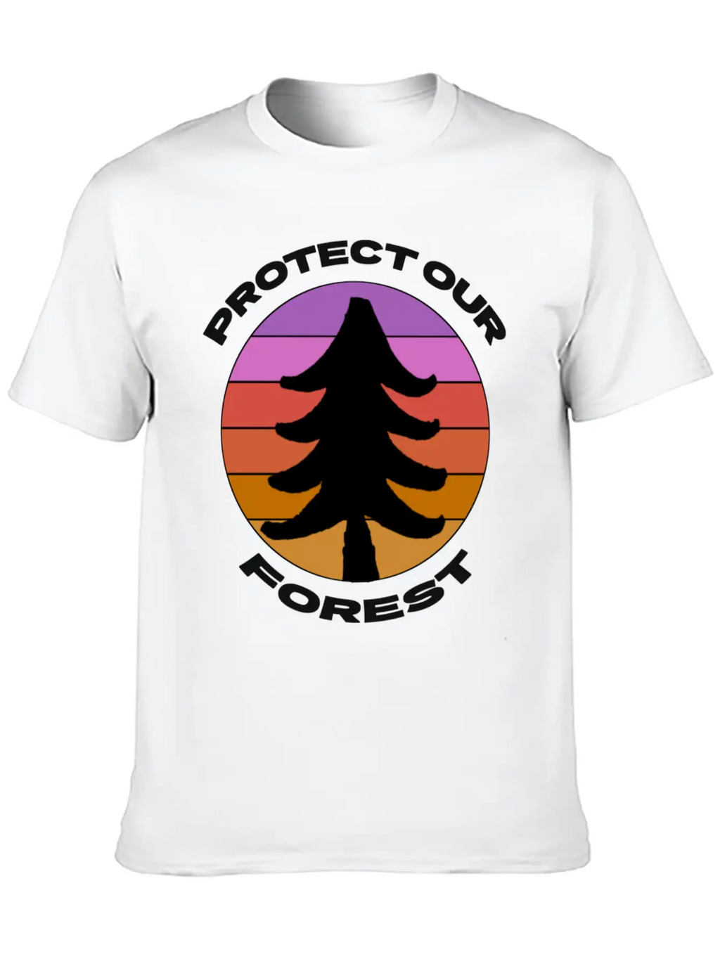 Protect Our Forest Relaxed Everyday Tee – Lightweight And Durable Cotton