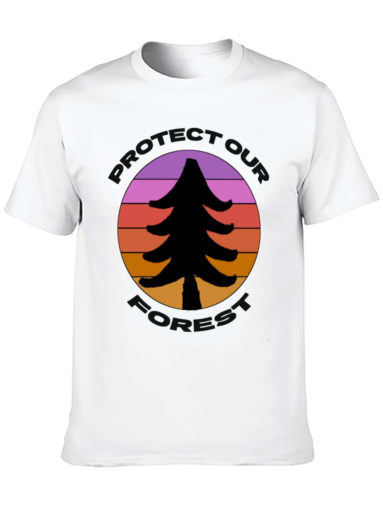 Protect Our Forest Relaxed Everyday Tee – Lightweight And Durable Cotton