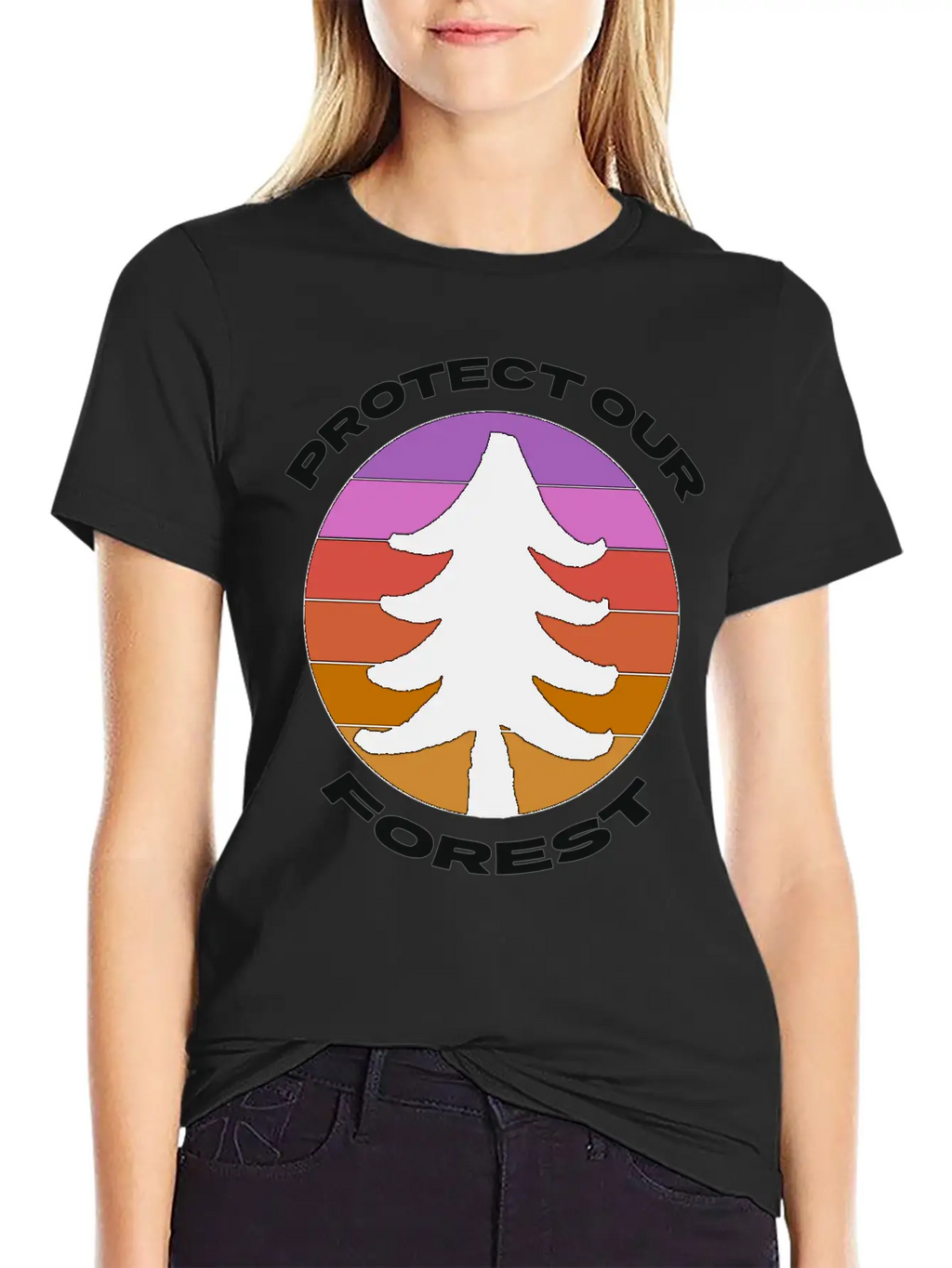 Protect Our Forest Relaxed Everyday Tee – Lightweight And Durable Cotton