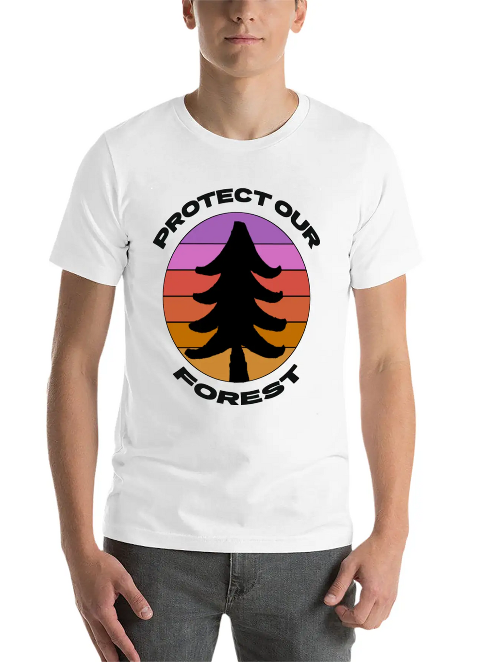 Protect Our Forest Relaxed Everyday Tee – Lightweight And Durable Cotton
