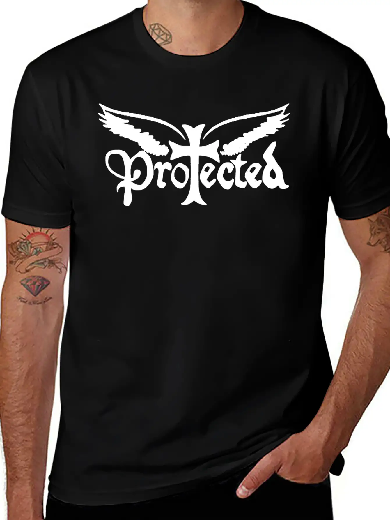 Protected Unisex Casual T-Shirt – Clean Design For Daily Comfort