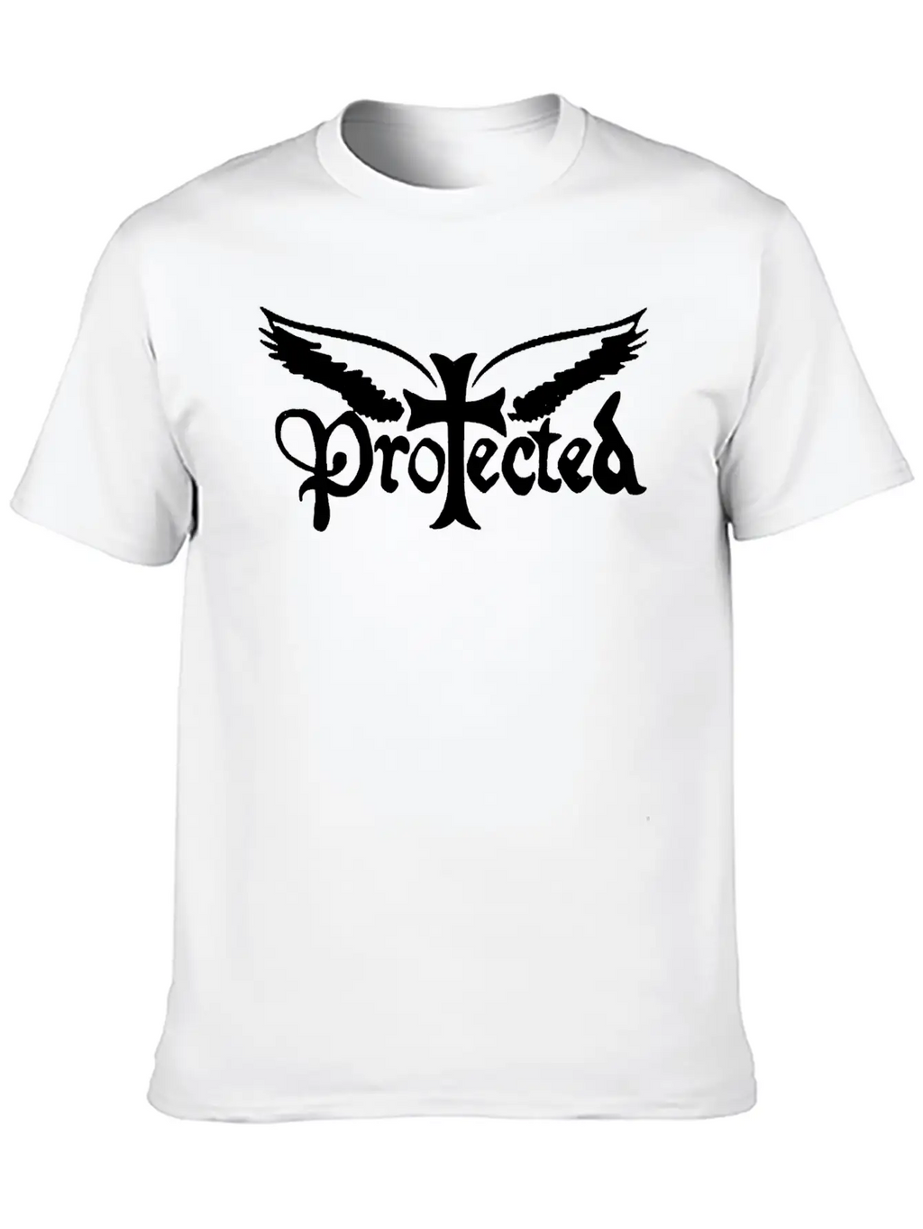 Protected Unisex Casual T-Shirt – Clean Design For Daily Comfort