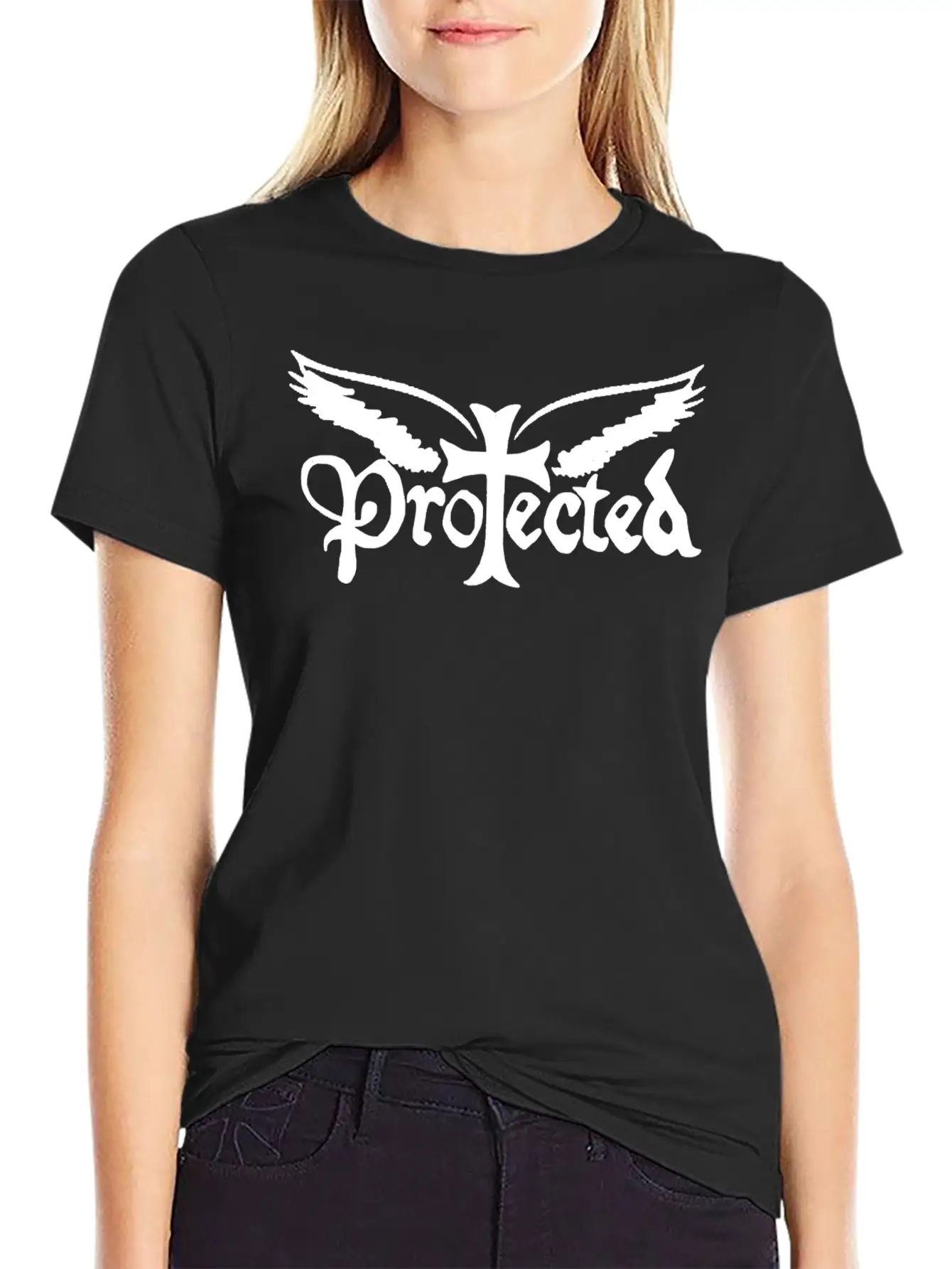 Protected Unisex Casual T-Shirt – Clean Design For Daily Comfort