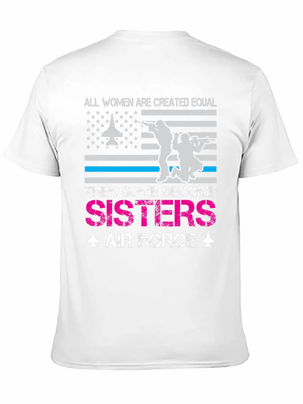 Proud Air Force Sister Shirts Timeless Short Sleeve Tee – Comfy And Minimalist Design