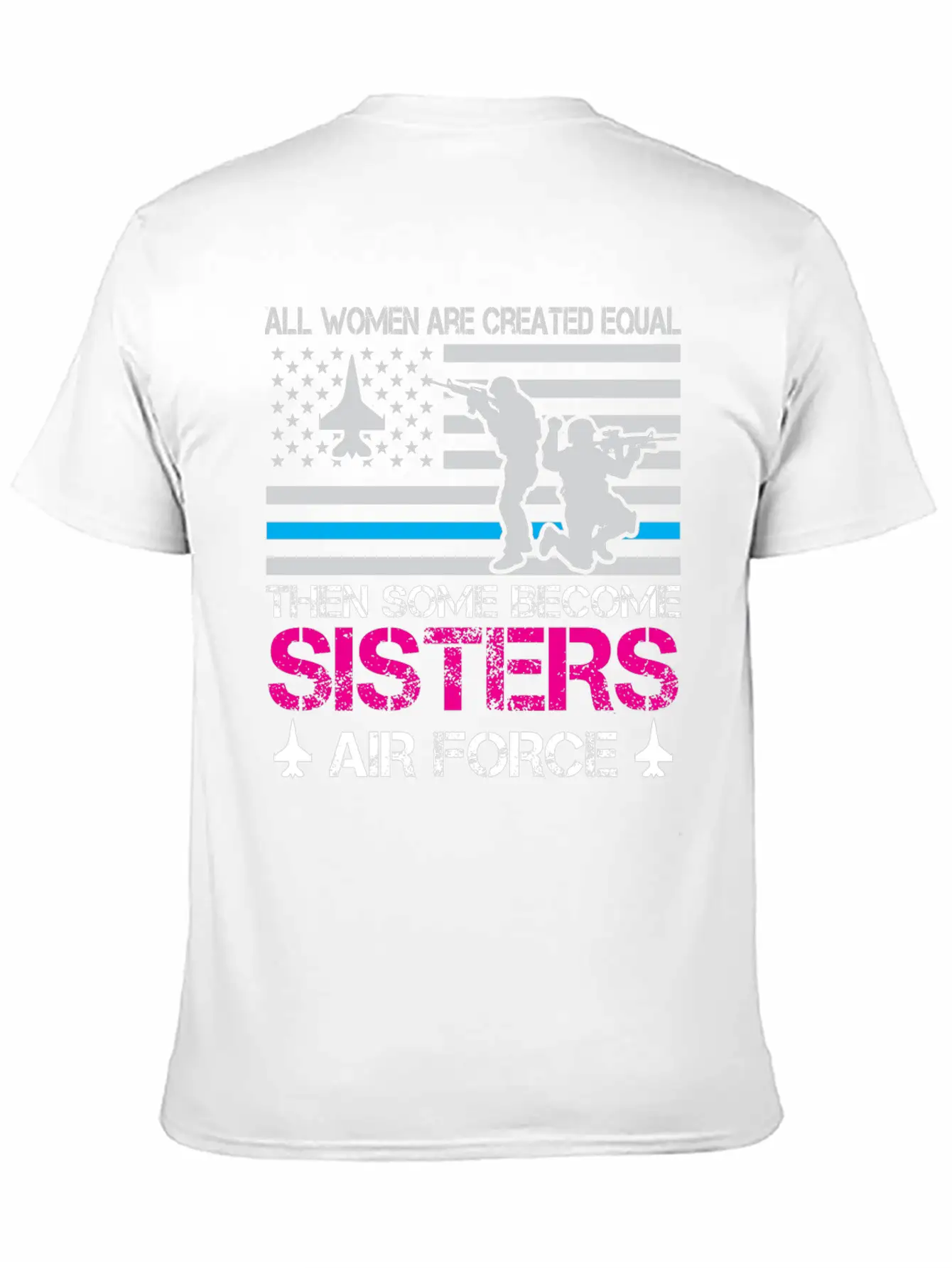 Proud Air Force Sister Shirts Timeless Short Sleeve Tee – Comfy And Minimalist Design