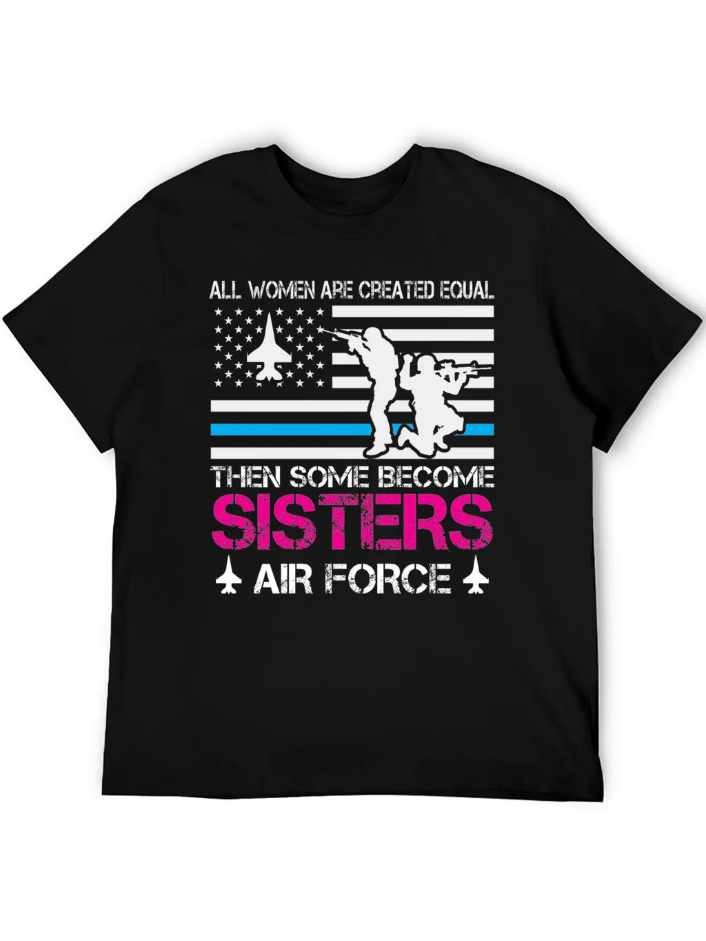 Proud Air Force Sister Shirts Timeless Short Sleeve Tee – Comfy And Minimalist Design
