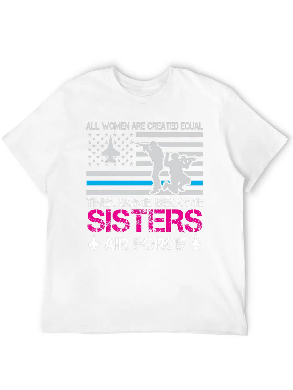 Proud Air Force Sister Shirts Timeless Short Sleeve Tee – Comfy And Minimalist Design