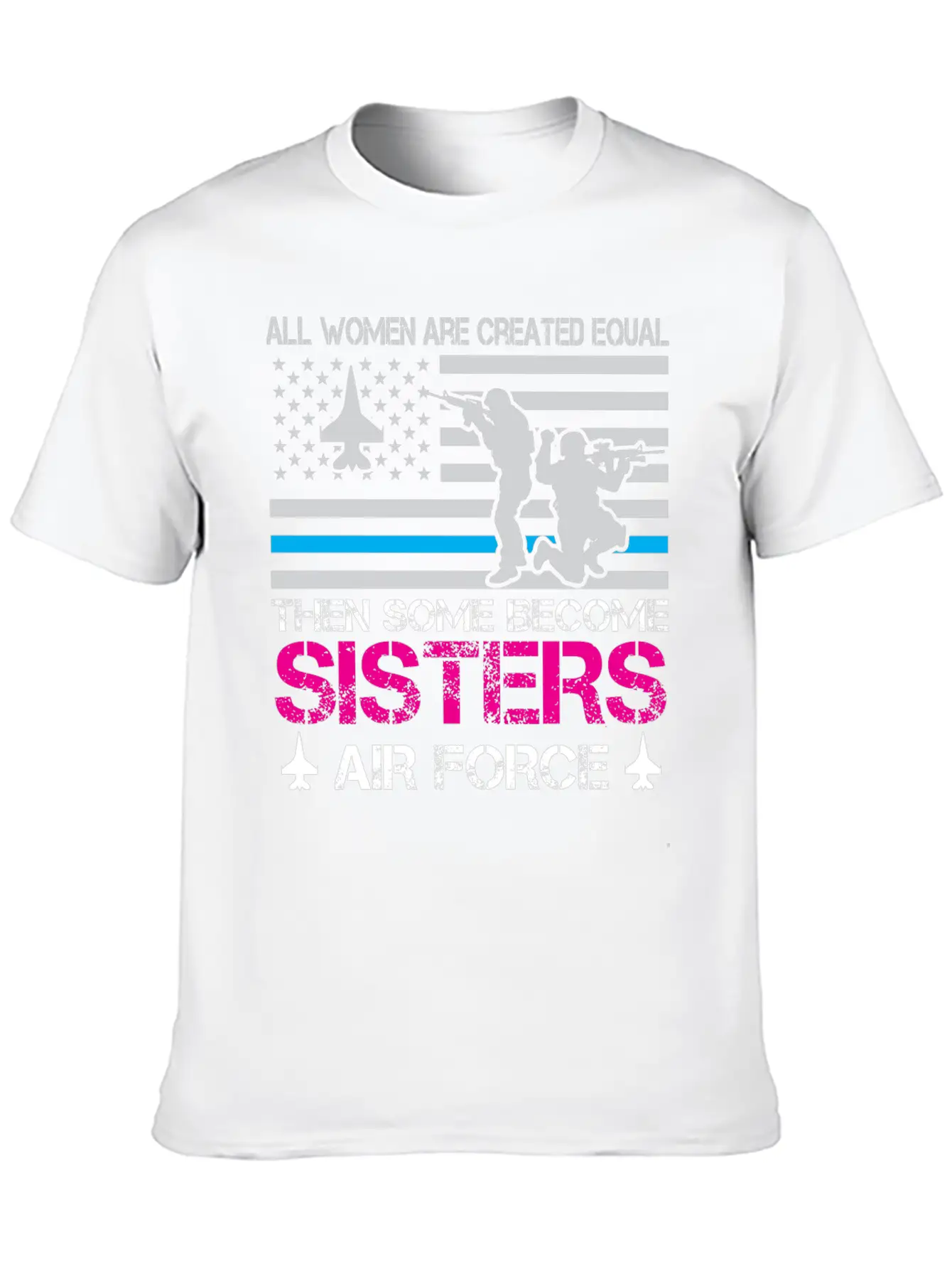 Proud Air Force Sister Shirts Timeless Short Sleeve Tee – Comfy And Minimalist Design