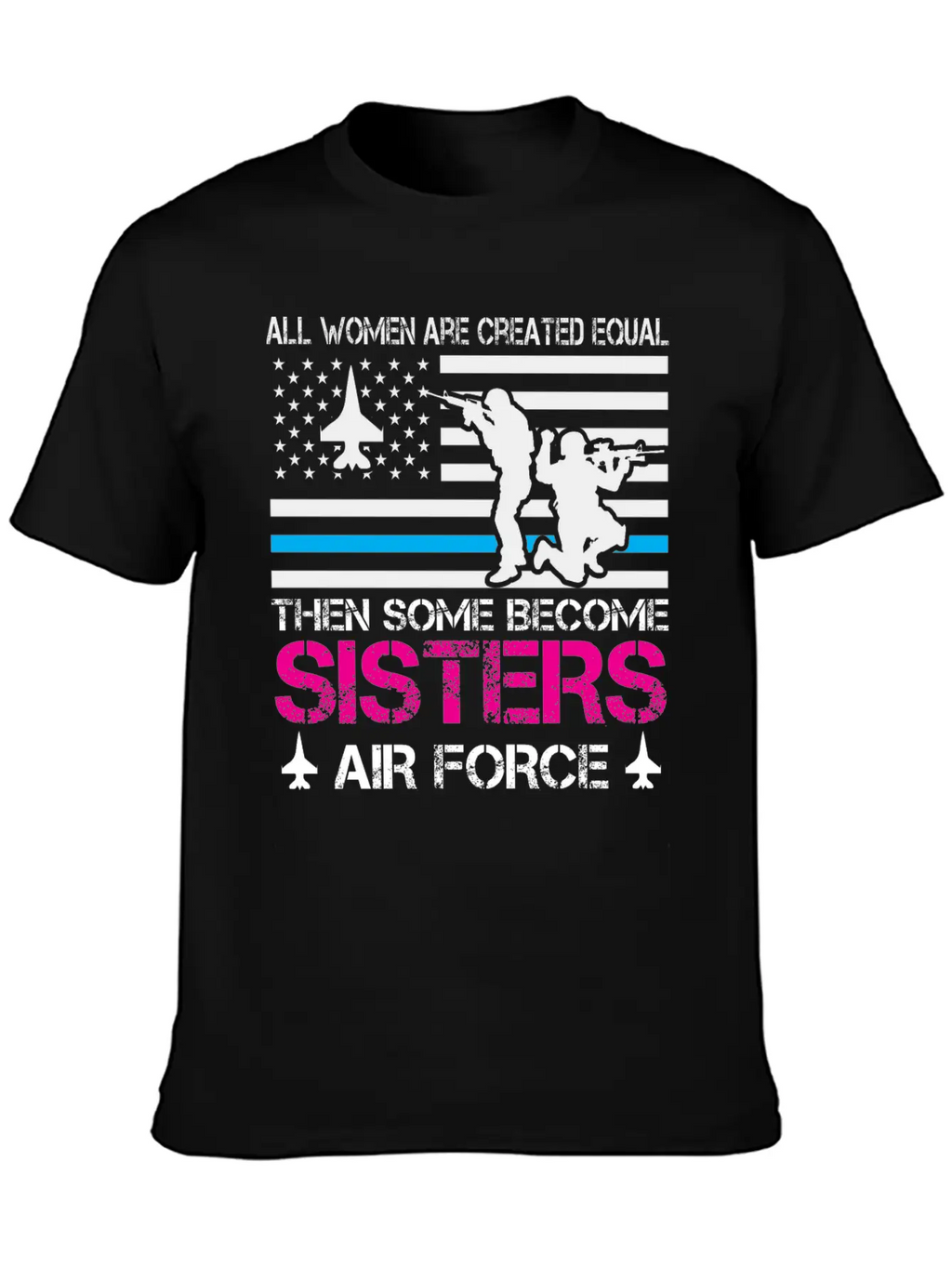 Proud Air Force Sister Shirts Timeless Short Sleeve Tee – Comfy And Minimalist Design