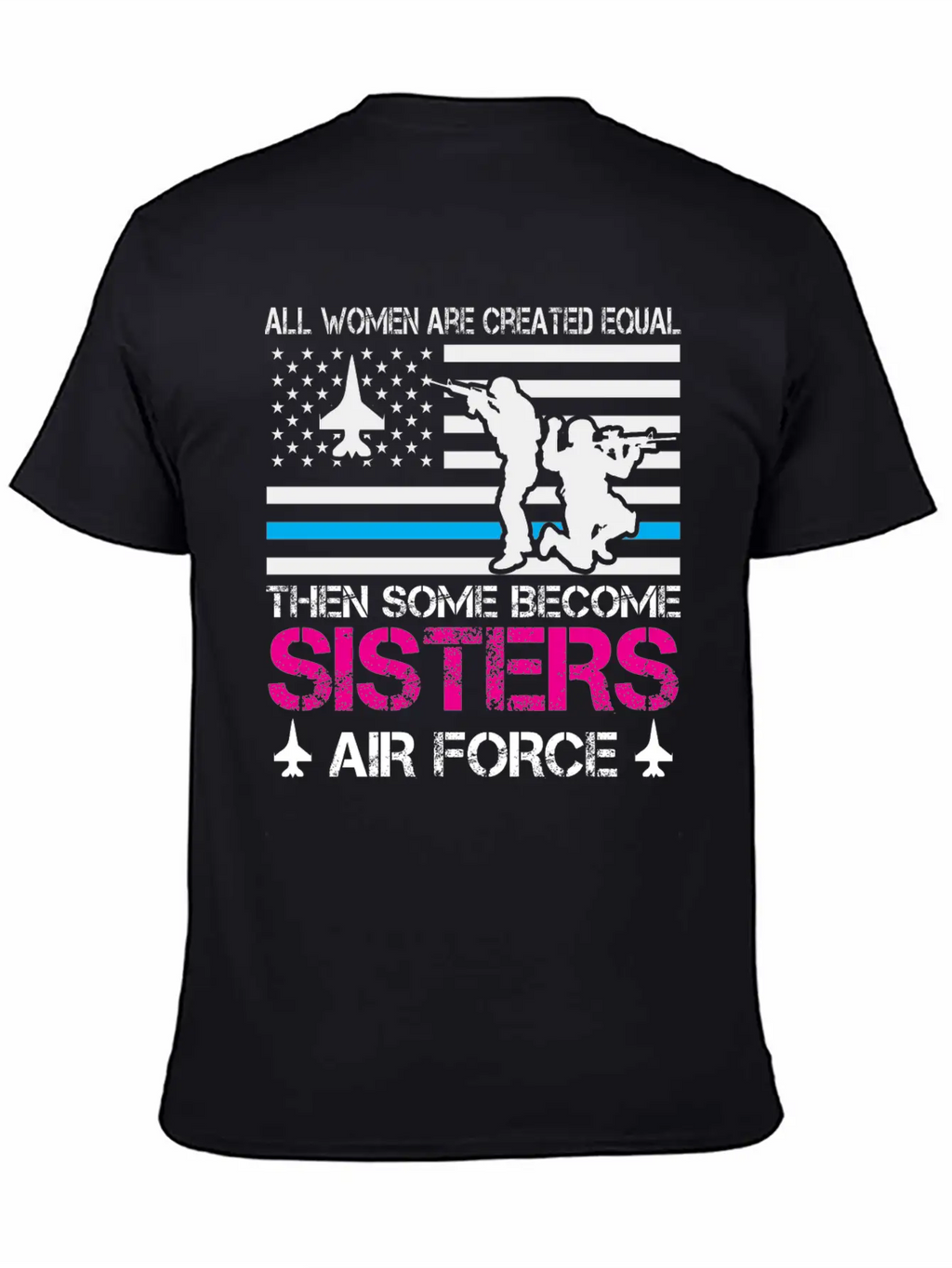 Proud Air Force Sister Shirts Timeless Short Sleeve Tee – Comfy And Minimalist Design