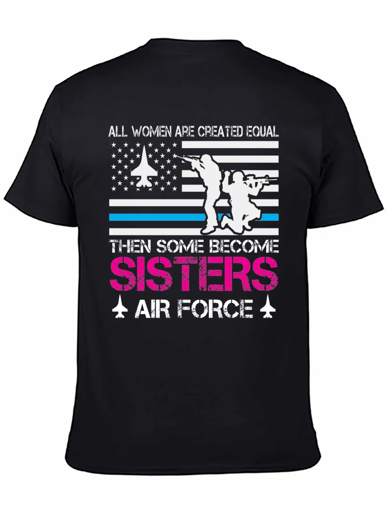 Proud Air Force Sister Shirts Timeless Short Sleeve Tee – Comfy And Minimalist Design