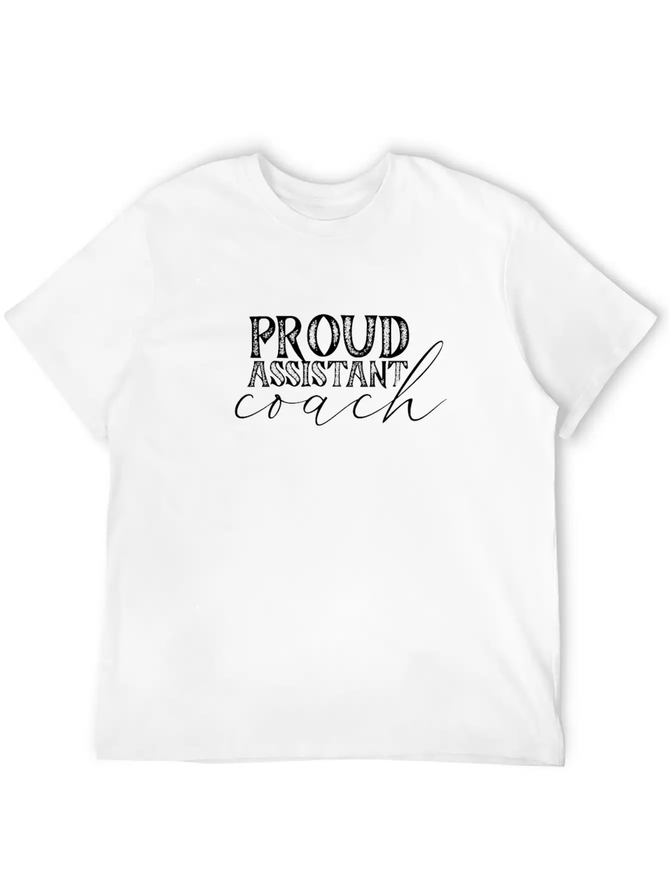 Proud Assistant Coach Coaches Coaching Co Trainer Classic Cotton Tee – Unisex Comfort For Any Season