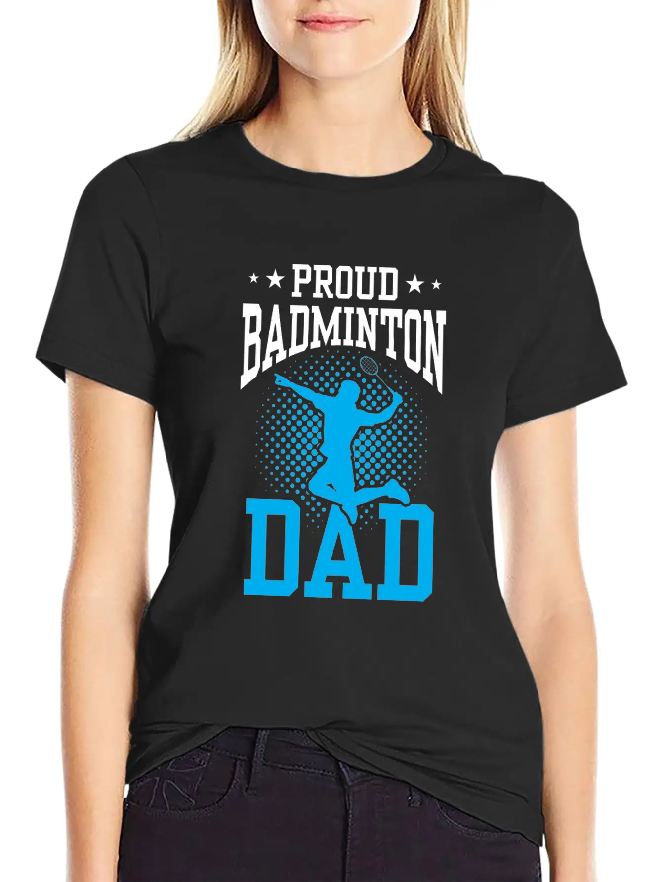 Proud Badminton Dad Match Player Lover Team Unisex Casual T-Shirt – Clean Design For Daily Comfort