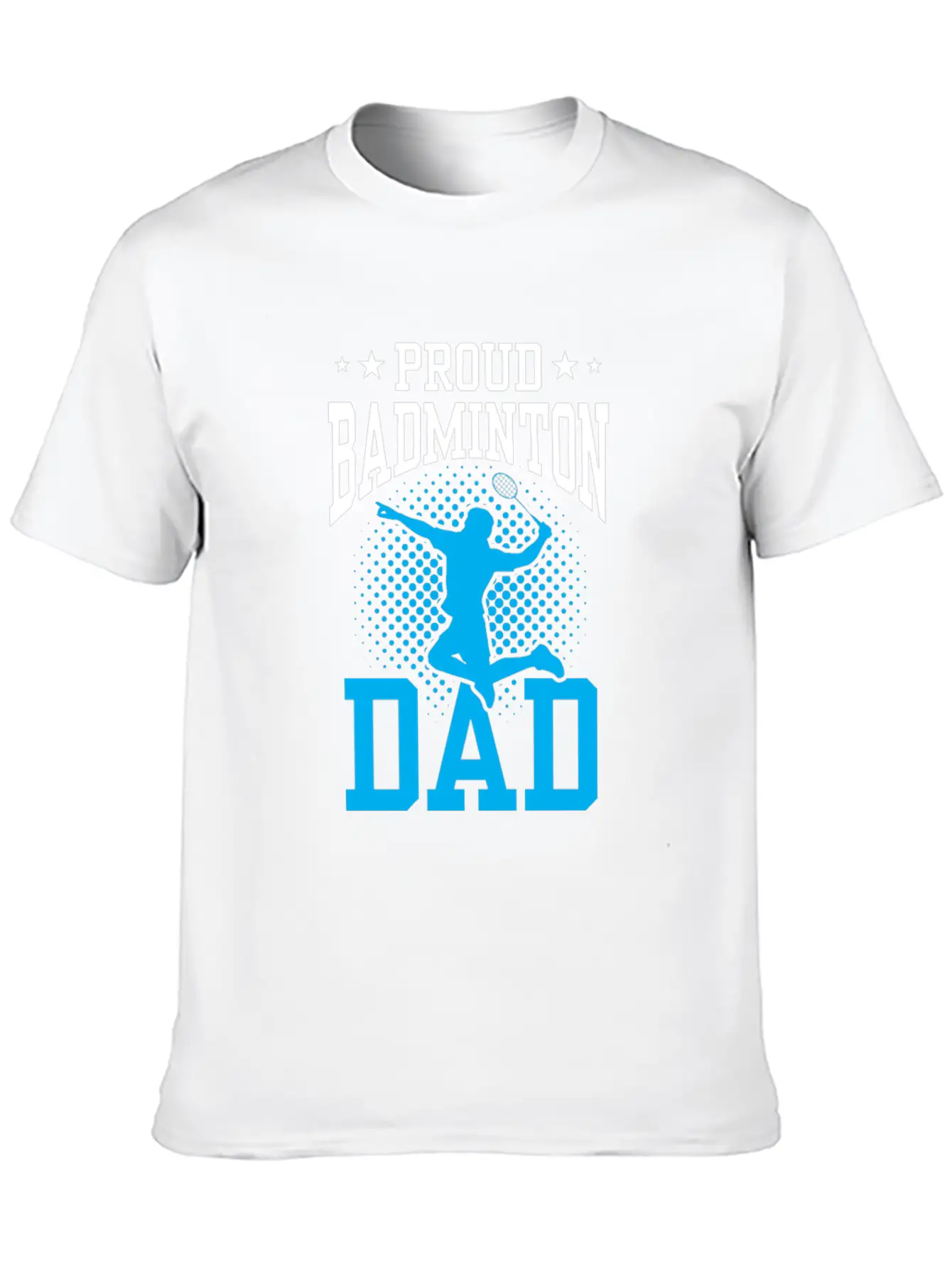 Proud Badminton Dad Match Player Lover Team Unisex Casual T-Shirt – Clean Design For Daily Comfort