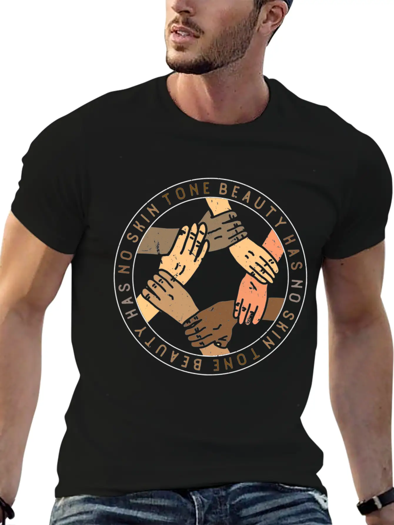 Proud Beauty Has No Skin Tone Every Melanin Stop R Essential Cotton Tee For Daily Outfits – Unisex Style