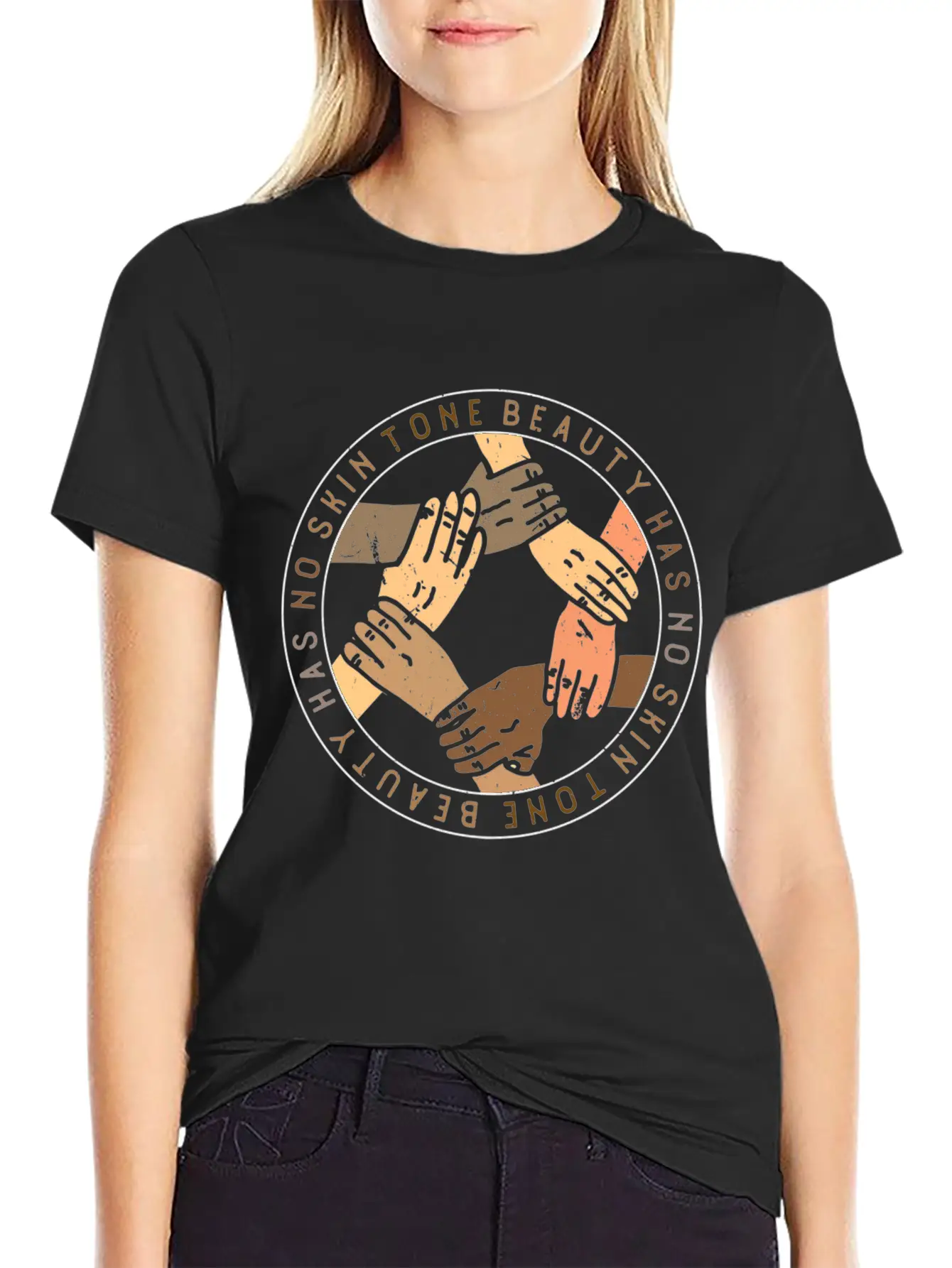 Proud Beauty Has No Skin Tone Every Melanin Stop R Essential Cotton Tee For Daily Outfits – Unisex Style