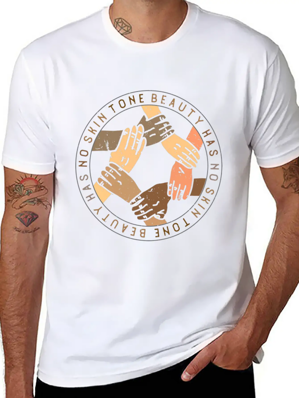 Proud Beauty Has No Skin Tone Every Melanin Stop R Essential Cotton Tee For Daily Outfits – Unisex Style