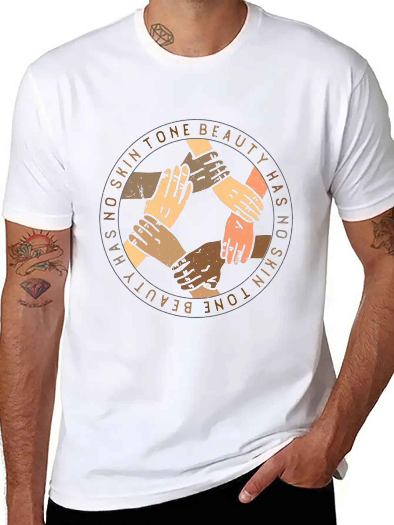 Proud Beauty Has No Skin Tone Every Melanin Stop R Essential Cotton Tee For Daily Outfits – Unisex Style