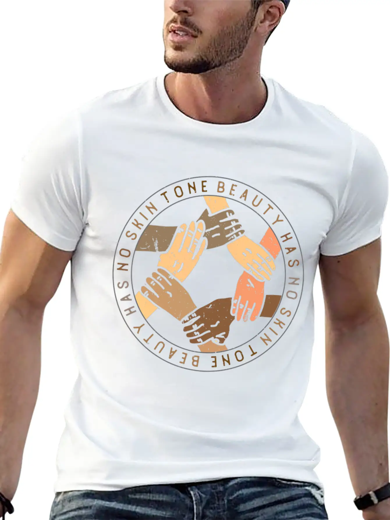 Proud Beauty Has No Skin Tone Every Melanin Stop R Essential Cotton Tee For Daily Outfits – Unisex Style