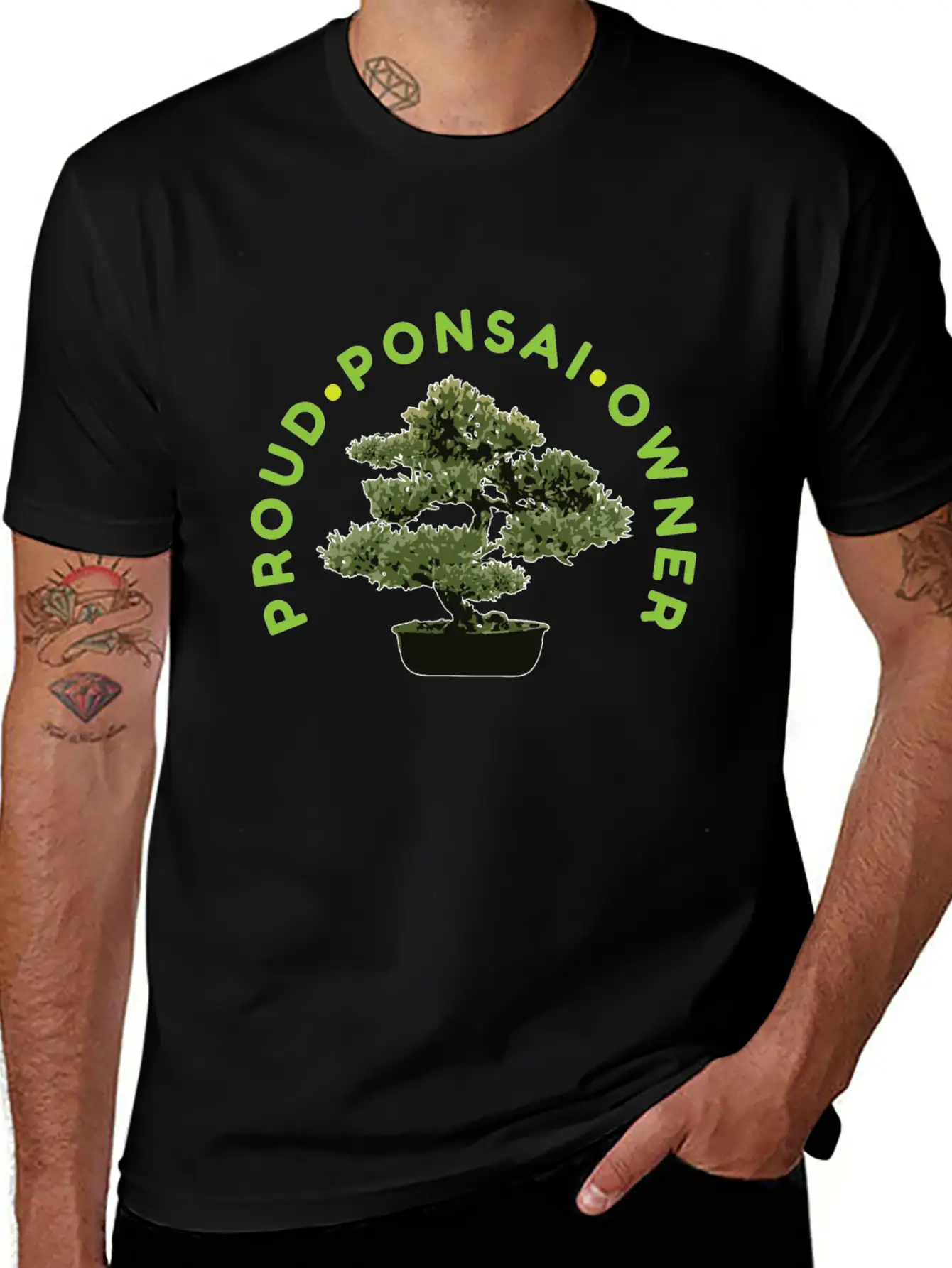 Proud Bonsai Owner Japanese Art Gift Idea Breathable Graphic T-Shirt – Perfect For Casual Days