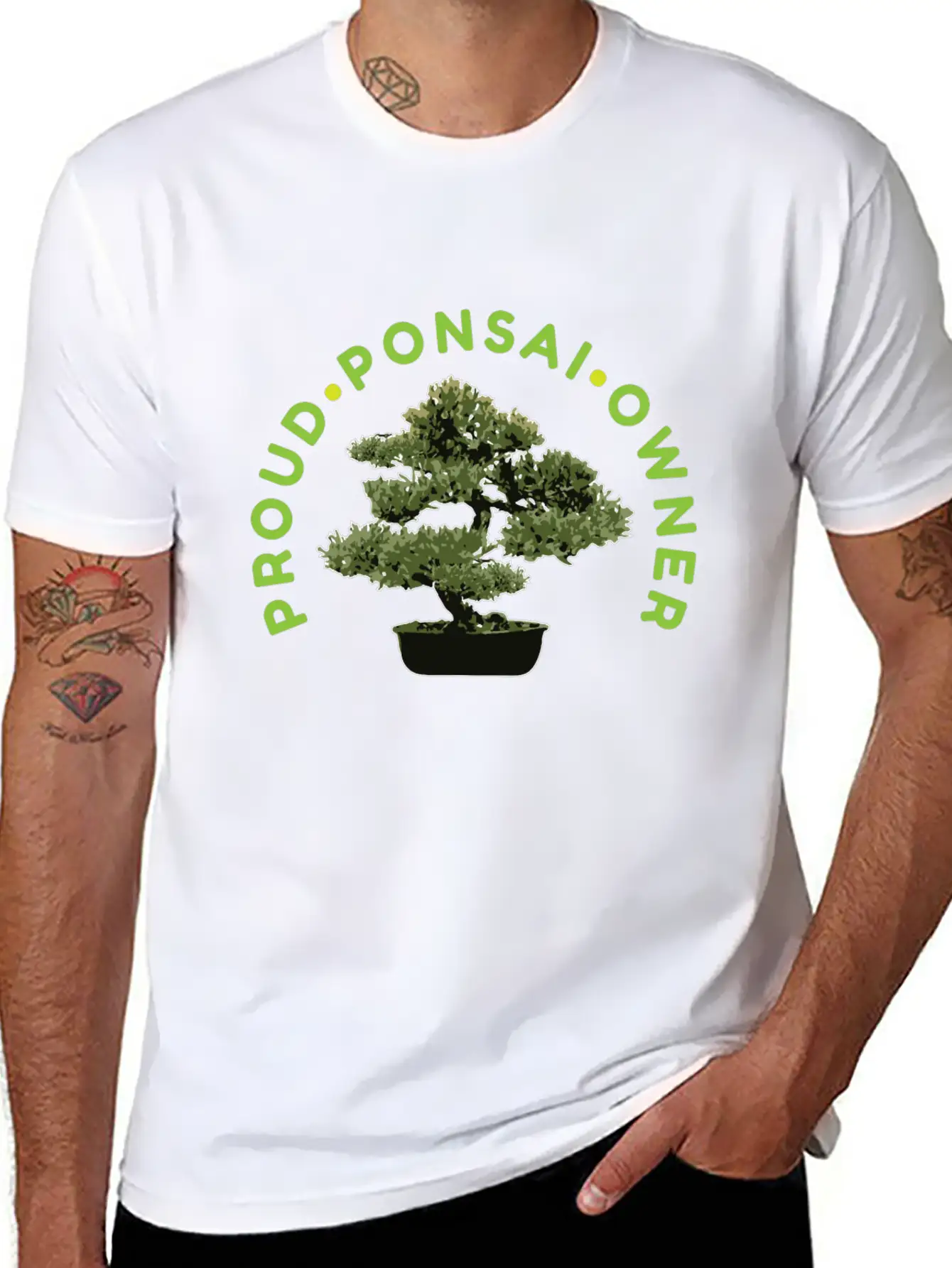 Proud Bonsai Owner Japanese Art Gift Idea Breathable Graphic T-Shirt – Perfect For Casual Days