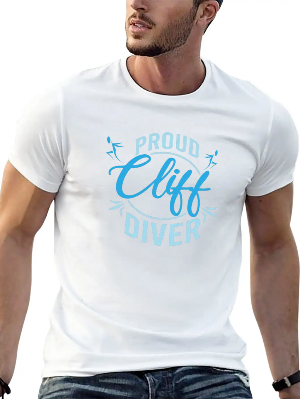 Proud Cliff Divers Cliff Jumping Hobby Gift Breathable Graphic T-Shirt – Perfect For Casual Days
