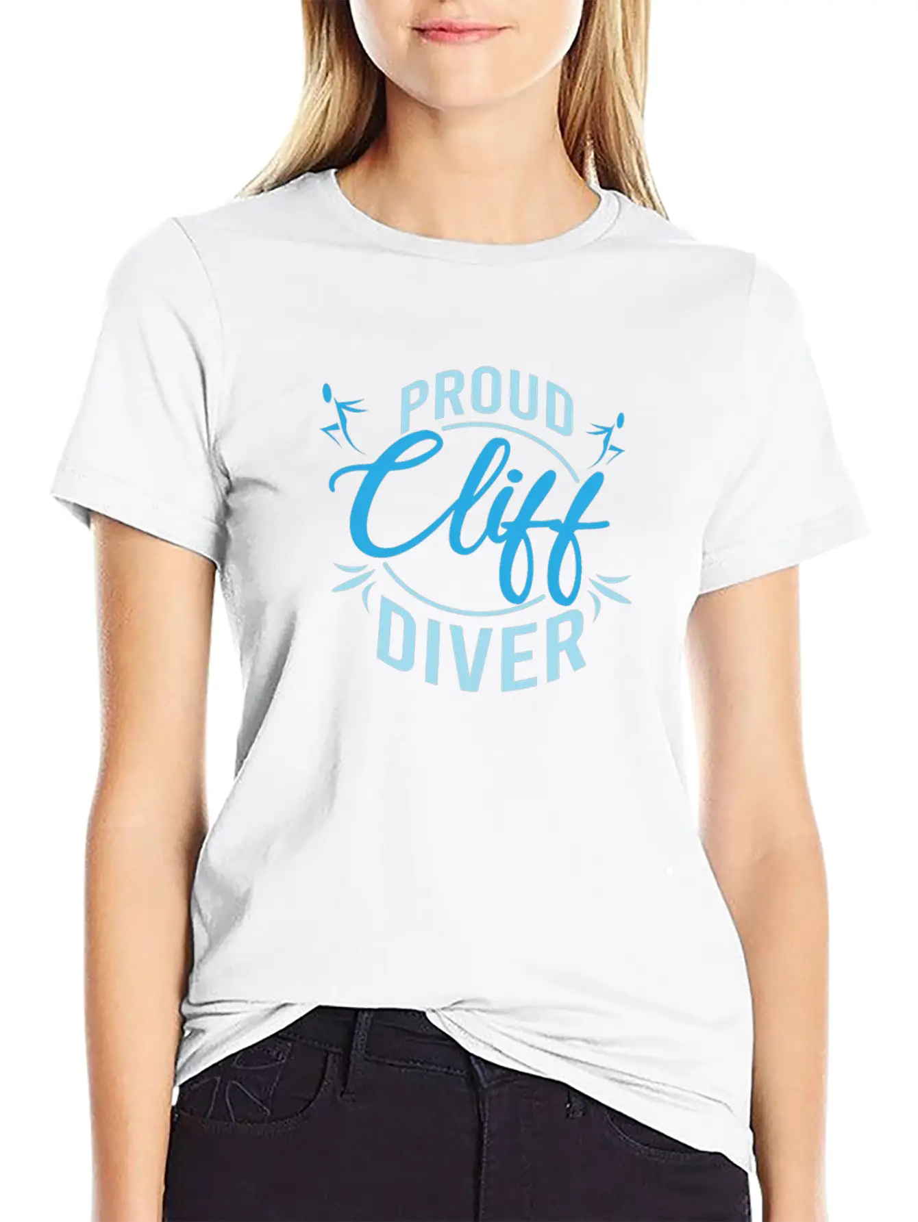 Proud Cliff Divers Cliff Jumping Hobby Gift Breathable Graphic T-Shirt – Perfect For Casual Days