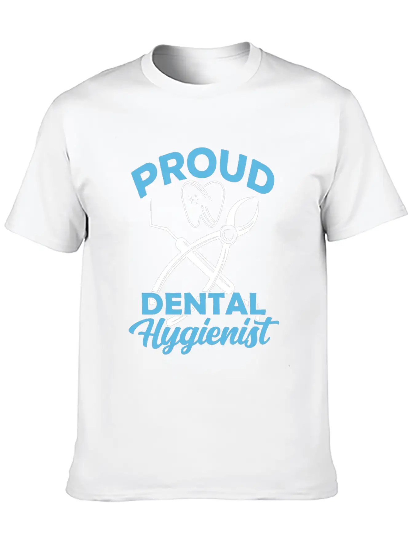 Proud Dental Hygienist Dentist Clinic Hygiene Essential Cotton Tee For Daily Outfits – Unisex Style