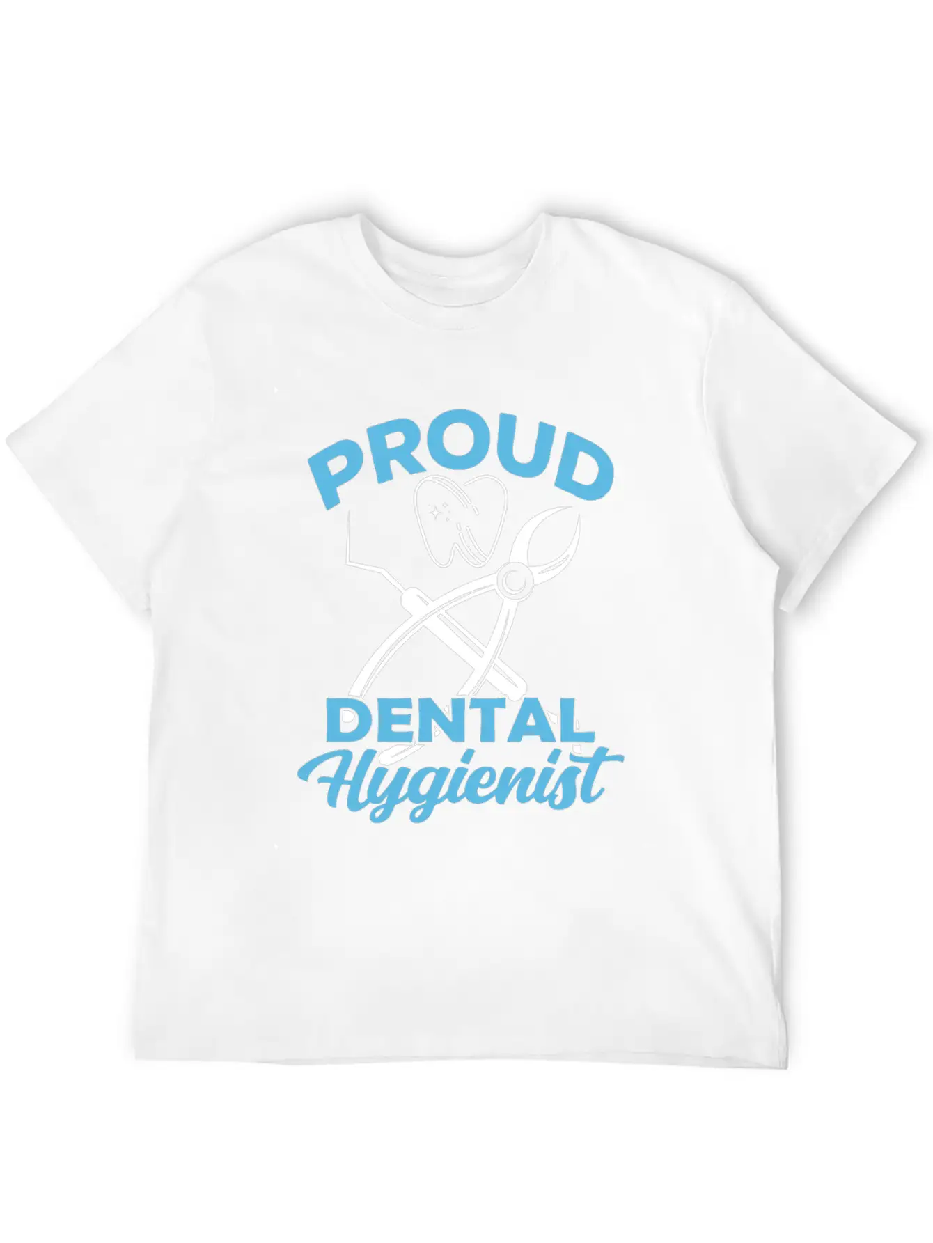 Proud Dental Hygienist Dentist Clinic Hygiene Essential Cotton Tee For Daily Outfits – Unisex Style