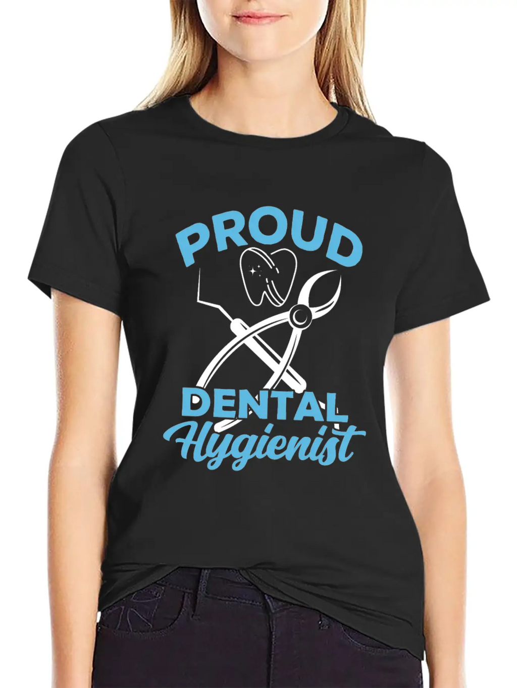 Proud Dental Hygienist Dentist Clinic Hygiene Essential Cotton Tee For Daily Outfits – Unisex Style