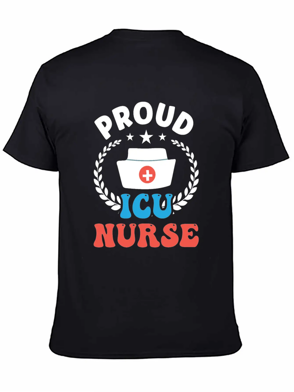 Proud Icu Nurse Hospital Nursing ICE Stylish Everyday T-Shirt – Unisex Basic Cotton Tee