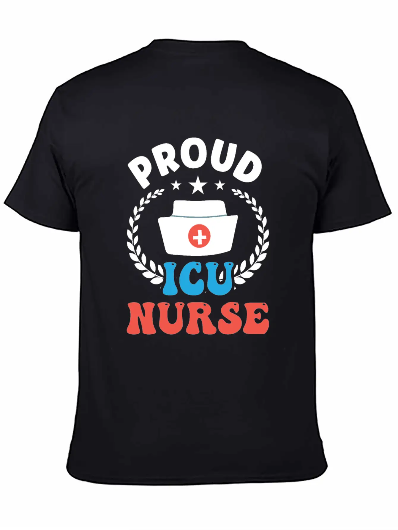 Proud Icu Nurse Hospital Nursing ICE Stylish Everyday T-Shirt – Unisex Basic Cotton Tee