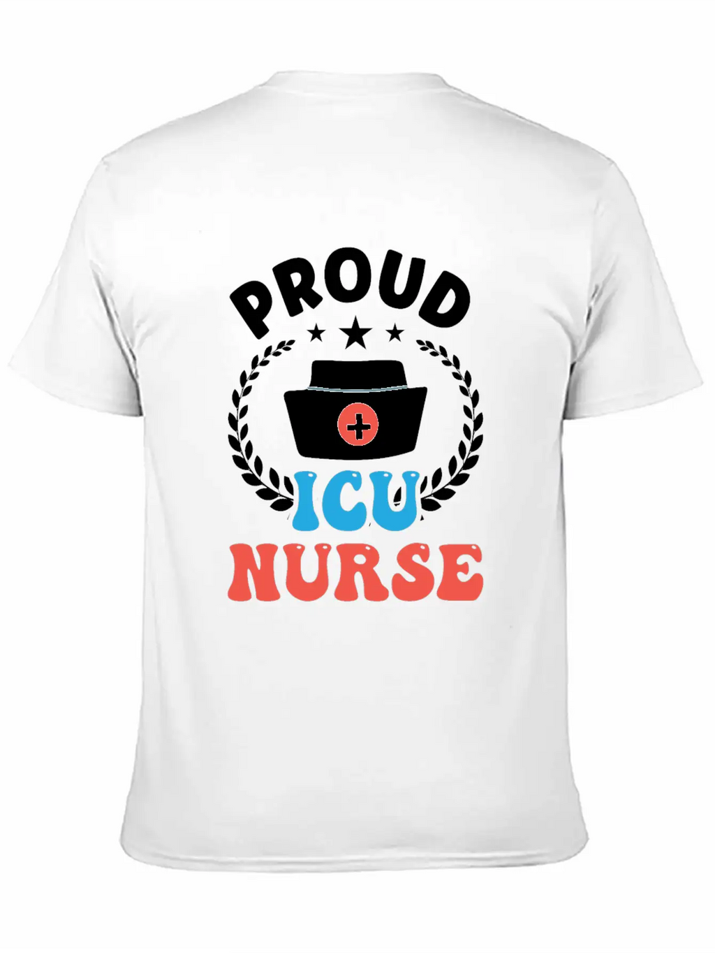 Proud Icu Nurse Hospital Nursing ICE Stylish Everyday T-Shirt – Unisex Basic Cotton Tee